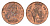 Фиджи 1 цент 1979 ФАО KM 39 бронза aUNC 4697-651