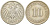 Германия 10 пфеннигов 1906 A KM 12, J. 13, Weege 8 медно-никель 259-854