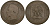 Франция 10 сантимов 1856 W - Лилль, Наполеон III (1852 - 1870) KM 771 бронза 4168-625