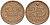 ДАНИЯ 25 ЭРЕ 1991 LG; JP; A, МАРГРЕТЕ II (1972-) KM 868.1 бронза 100-614