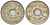 ФРАНЦИЯ 5 САНТИМОВ 1935 ТИП ЛИНДАЙЁ KM 875, LE FRANC 122.18 медно-никель 105-365