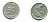 ФРГ 50 пфеннигов 1949 G KM 104, J. 379 медно-никель 23-636