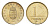 Венгрия 1 форинт 2007 BP KM 692 никель латунь UNC 4668-439
