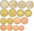 Эстония евронабор из 8 монет 2011 1, 2, 5, 10, 20, 50 евроцентов, 1 и 2 евро UNC  183-1131