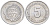 Алжир 5 сантимов 1974 FAO, 2-й четырехлетний план KM 106 алюминий UNC 4514-1014