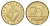Венгрия 20 форинтов 1993 KM 696 никель латунь UNC 3336-1125