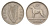 Ирландия 6 пенсов 1950 собака, ирландский волкодав KM 13a медно-никель 4690-331