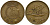 Кувейт 10 филсов 1971 AH 1391, парусник KM 11 никель латунь 4597-1154
