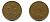 Великобритания 2 пенса 1971 Елизавета II (1952-2022) КМ 916, Spink 4235 (C1) бронза 4110-537