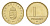 Венгрия 1 форинт 1994 KM 692 никель латунь UNC 3458-737