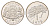 Латвия 1 лат 2006 Дубовый венок KM 73 медно-никель UNC 4679-334