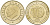 ТУРЦИЯ 10 КУРУШЕЙ 2009 KM 1241 латунь 3309-1132
