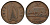 Ирландия 1/2 пенни 1942 свинья с поросятами KM 10 бронза 4666-752