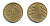 ГЕРМАНИЯ 10 РЕЙХСПФЕННИГОВ 1936 A, KM 40, J. 317 алюминиевая бронза 35-714
