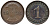 Германия 1 рейхспфенниг 1924 J KM 37, J. 313 бронза 4124-113