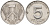 ГДР 5 пфеннигов 1952 А KM 6 алюминий    4160-1268