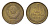 СССР 1 копейка 1991 М Y 126a латунь UNC 4684-553