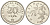 Хорватия 20 лип 1993 нечетный год KM 7 сталь плакированная никелем  UNC  4124-1236
