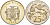 Ямайка 25 центов 1970 P, тираж 12000 экз., Франклин Минт KM 49 медно-никель PROOF 11-168-14