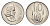 ЮАР 10 центов 1965 Ян ван Рибек (1619-1677), Suid Africa, легенда на африкаанс, цветок алоэ KM 68.2 никель UNC 4690-947