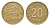Эстония 20 сентов 1992 KM 23 латунь 4615-1055