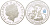 Великобритания 5 фунтов 2011 Елизавета II (1952-2022), XXX Летние Олимпийские игры 2012 в Лондоне 2012 - Обратный отсчет 1 год до начала, велосипедный спорт, KM 1202, Spink LO35 серебро PROOF 04-136-24