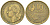 Франция 10 франков 1951 B, петух KM 915.2, Le Franc 363.5 алюминиевая бронза 175-636
