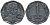 Чили 1 песо 2008 So KM 231, Schon 79 алюминий 4387-813
