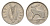 Ирландия 3 пенса 1940 заяц KM 12 никель 4623-629