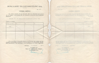 Нидерланды выписка по акциями 1950 бумага 5554-36-1