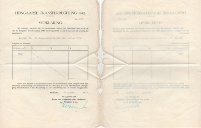 Нидерланды выписка по акциями 1950 бумага 5554-36-1