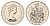 Канада 50 центов 1978 Елизавета II (1952-2022), герб KM 75.3 никель PROOF-LIKE (BU) 603-613