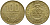 КОСТА-РИКА 100 КОЛОН 2007 B.C.C.R. KM 240а сталь плакированная латунью 59-525