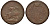 Россия 2 копейки 1757 красный монетный двор, Елизавета Петровна (1741-1762) Биткин 391 медь 221-715