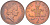 Великобритания 2 пенса 1987 Елизавета II (1952-2022) KM 936, Spink 4376 (C3) бронза 77-455