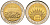 Аргентина 1 песо 2010 200 лет Аргентине - вулкан Аконкагуа KM 157 биметалл UNC 4620-635