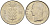 БЕЛЬГИЯ 1 ФРАНК 1976 BELGIQUE KM 142.1 медно-никель 4546-517