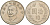 Тайвань 10 юаней 1986 год 75, Чан Кайши KM 553 медно-никель 4364-4116