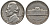 США 5 центов 1961 Джеферсон KM А192 медно-никель 4128-613