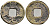 КИТАЙ 1 КЭШ ND латунь 24-1154