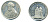 Германия медаль 1848 на смерть Роберта Блюма, 37 мм цинк PROOF 1079-2-43