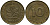 ФРГ 10 ПФЕННИГОВ 1980 J KM 108, J.383 сталь плакированная латунью 33-143