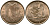ИРЛАНДИЯ 1 ПЕННИ 1965 КУРИЦА С ЦЫПЛЯТАМИ KM 11 бронза 4531-715