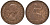 Великобритания 1 пенни 1963 Елизавета II (1952-2022) KM 897, Spink 4157 бронза 4131-511