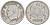 Монако 1 франк 1943 Луи II (1922-1949) KM 120 алюминий 190-525