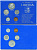 ЛИБЕРИЯ НАБОР ИЗ 5 МОНЕТ 1973 В БУКЛЕТЕ (1-50 ЦЕНТОВ) UNC 5-4-3-86