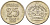 Швеция 25 эре 1959 TS, Густав VI Адольф (1950-1973) KM 824 серебро 4147-1067