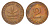 ФРГ 2 пфеннига 1950 F KM 106, J. 381 бронза 4594-364