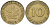 ФРГ 10 ПФЕННИГОВ 1949 J KM 103, J. 378 сталь плакированная латунью 4182-734