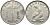 Бельгия 1 франк 1923 Belgique, Альберт I (1909-1934) KM 89 никель 51-1921
